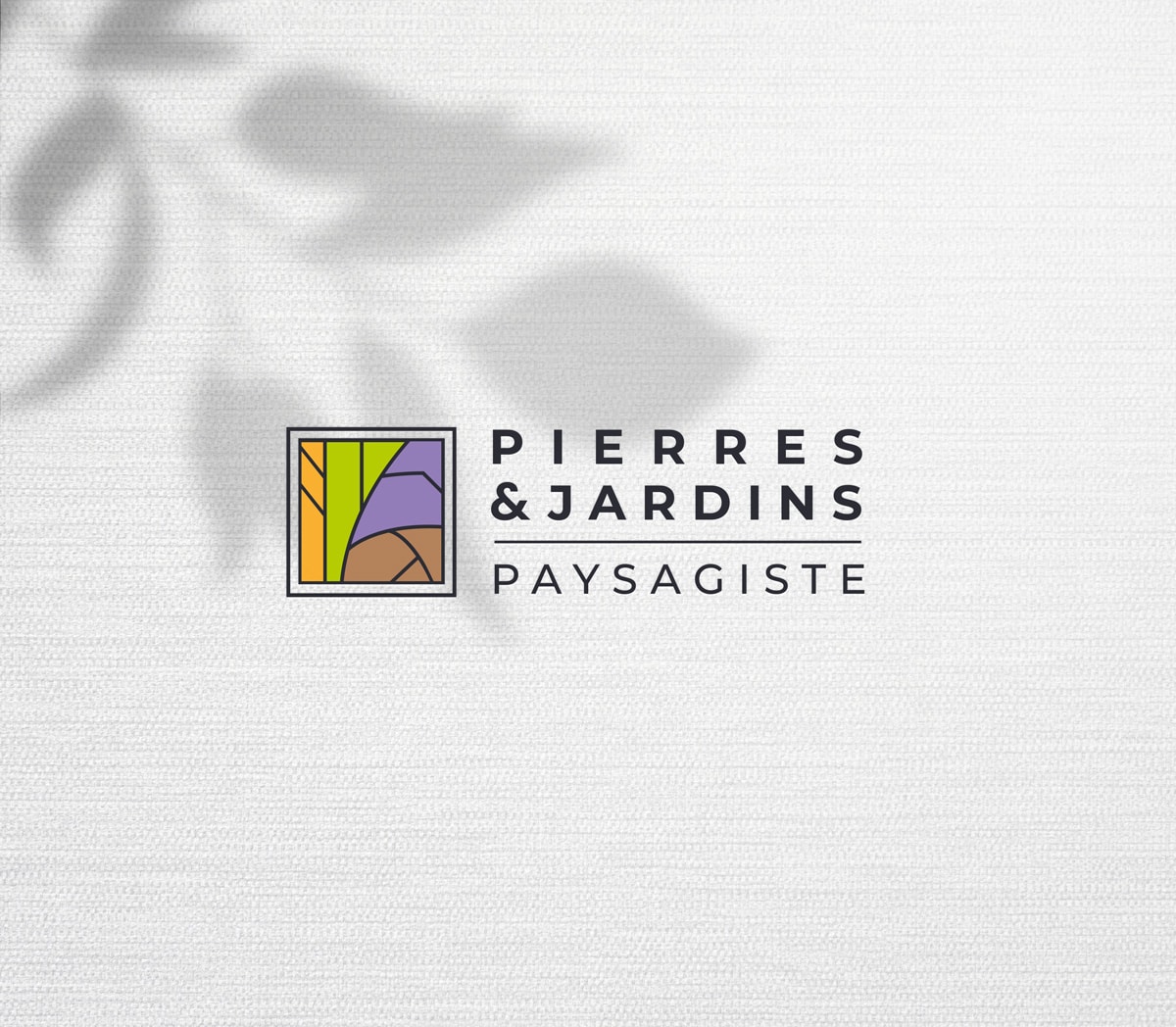 Création logo Pierre & Jardins paysagiste Albi Tarn Occitanie