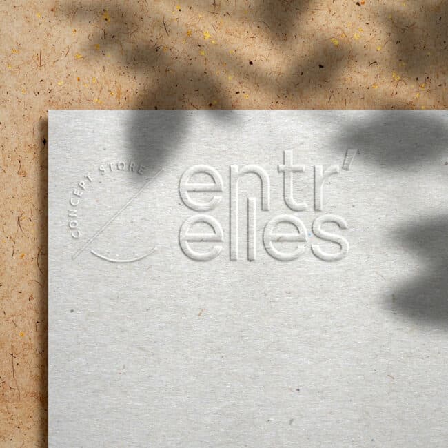 Création logo boutique de créatrices Entr'Elles concept store albi toulouse